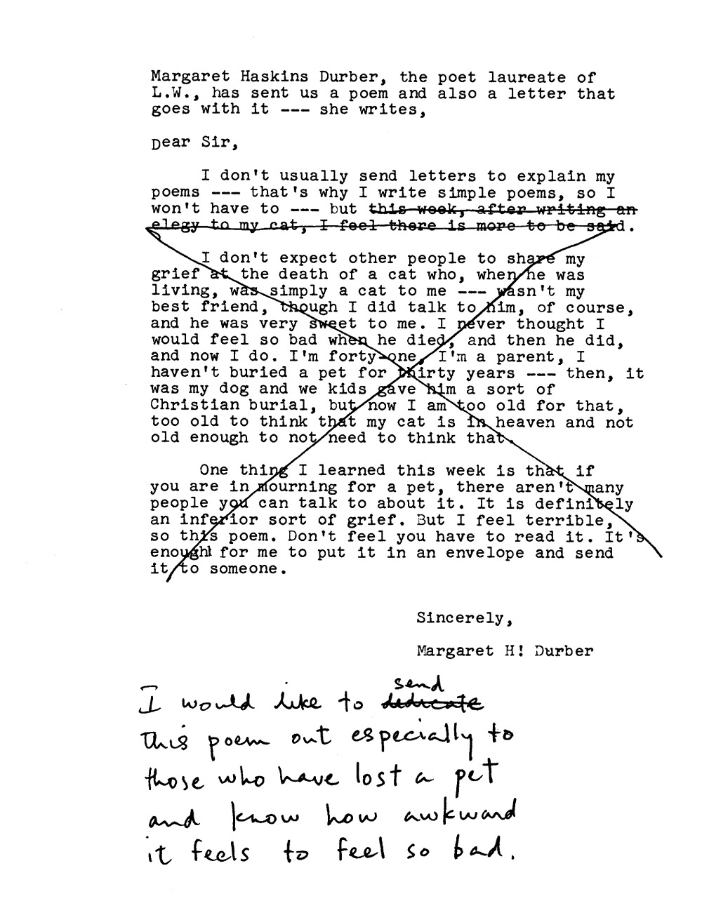 in memory of our cat, ralph | garrison keillor